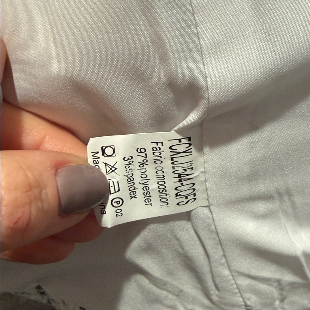 Ebossy Women's Black and White Tweed Jacket Size Large - Picture 7 of 7